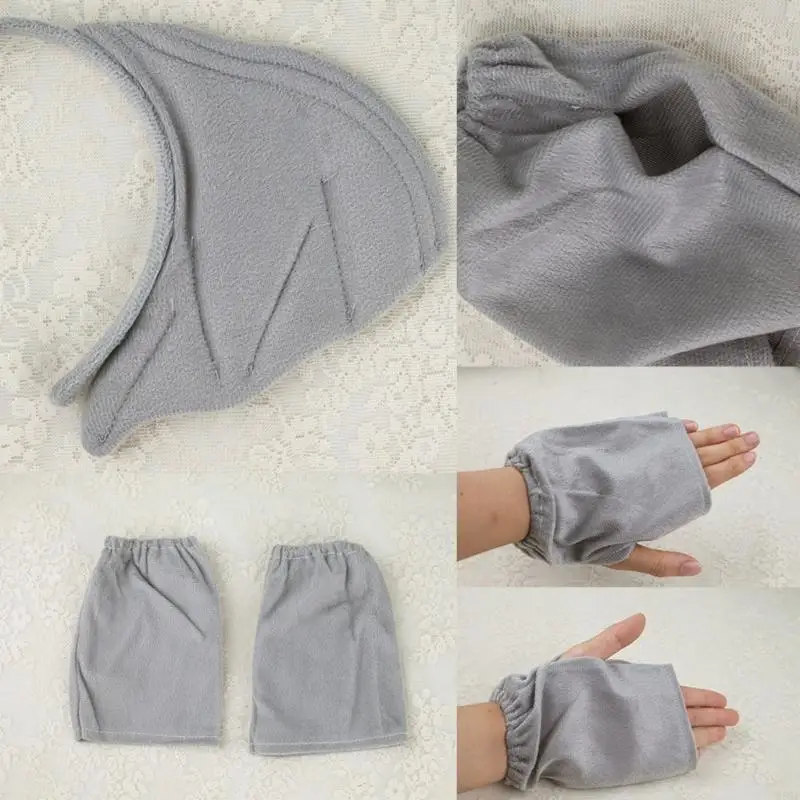 H58E Elephant Costume Akcesoria opaską ogonem Bowtie Covers Covers