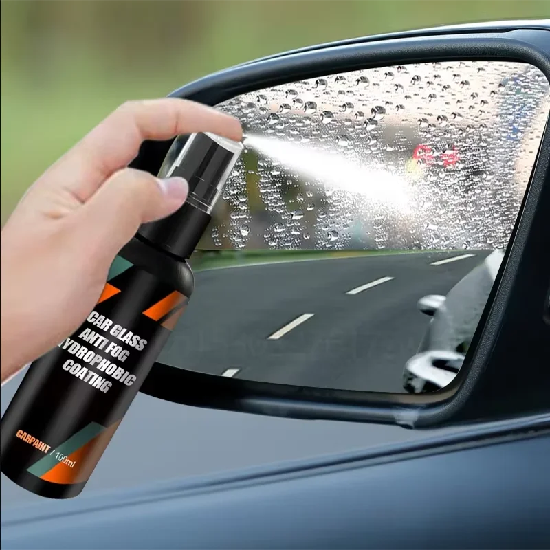 Car Glass Anti-Rain Spray Auto Water repellent Coating Agent Waterproof Rainproof Anti-fog Glass Cleaner Auto Windshield Clear