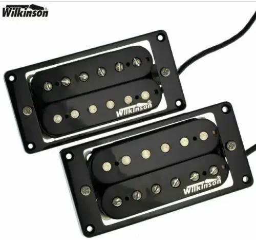 WVC Alnico V Humbucker Guitar Pickups Set - Neck & Bridge Configuration Made in Korea for Enhanced Sound Quality