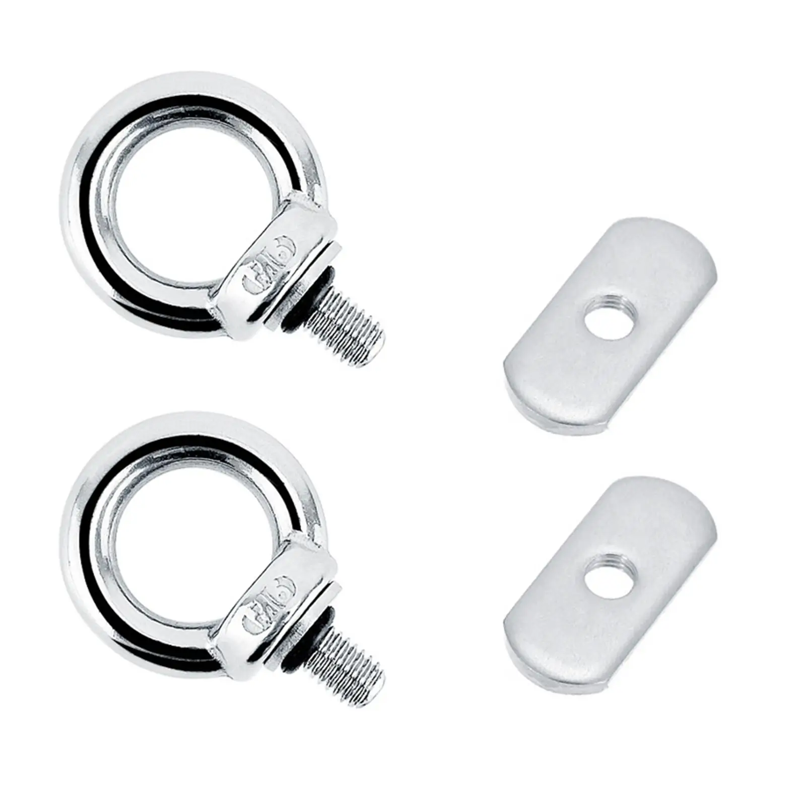Kit de fixation en acier inoxydable pour Rail de Kayak, œillet de piste pour équipement de bateau, accessoires de pêche à pagaie, raccord de bricolage