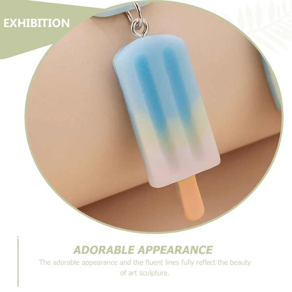 

Colorful Mini Ice Cream Popsicle Resin Pendant Ornaments Jewelry Charms DIY Decorative Necklace Earring Accessories Supplies
