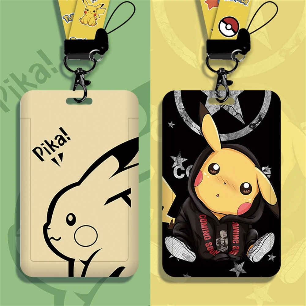 Anime Pokemon Lanyard for Key Neck Strap lanyard Card ID Badge Holder Squirtle Key Chain Key Holder Key Rings Accessories Gifts