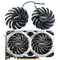 2PCS/SET PLD09210S12HH GTX 1660 SUPER VENTUS XS OC GPU FAN，FOR MSI GTX 1660、1660 SUPER、1660 TI VENTUS XS Video card cooling fan