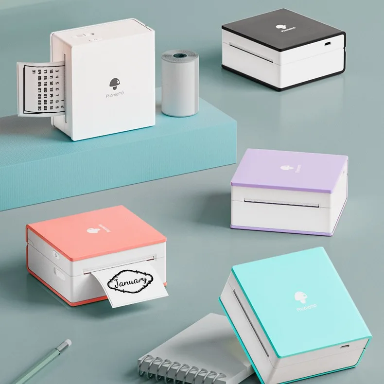 

2025 hot sale Phomemo M02 Cross-border Portable Bluetooth Small Home Mini Printer Thermal Label Wrong Printer