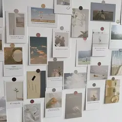 30 Sheets/Set Ins Wall Decoration Card Photo Background Wall Stickers Letter Pad Paper
