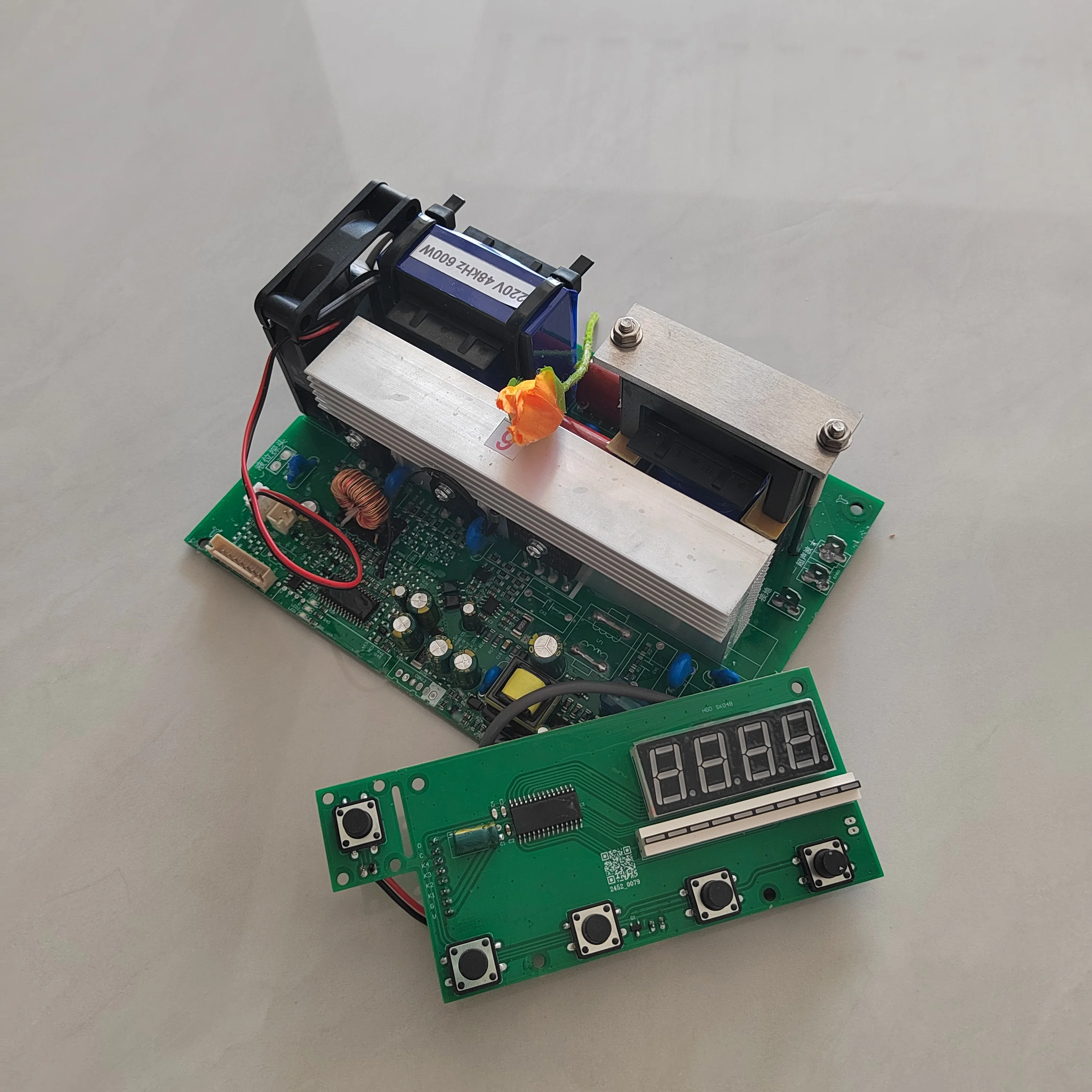 28 كيلو هرتز 800 واط بالموجات فوق الصوتية الأنظف PCB لوحة دوائر كهربائية مع عرض مجلس الموقت وضبط الطاقة