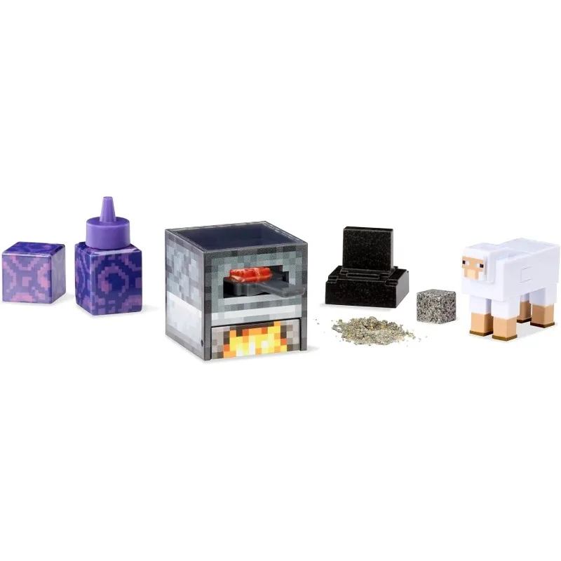 MGA Miniverse Minecraft Micro Figure Make It Mini DIY Blind Ball Desktop Decor Surprise Capsule Interactive Toy