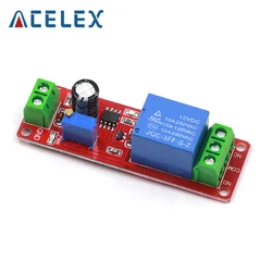 NE555 DK555 Timer Switch Adjustable Disconnect Module Time delay relay Module DC 12V Delay relay shield 0~10S