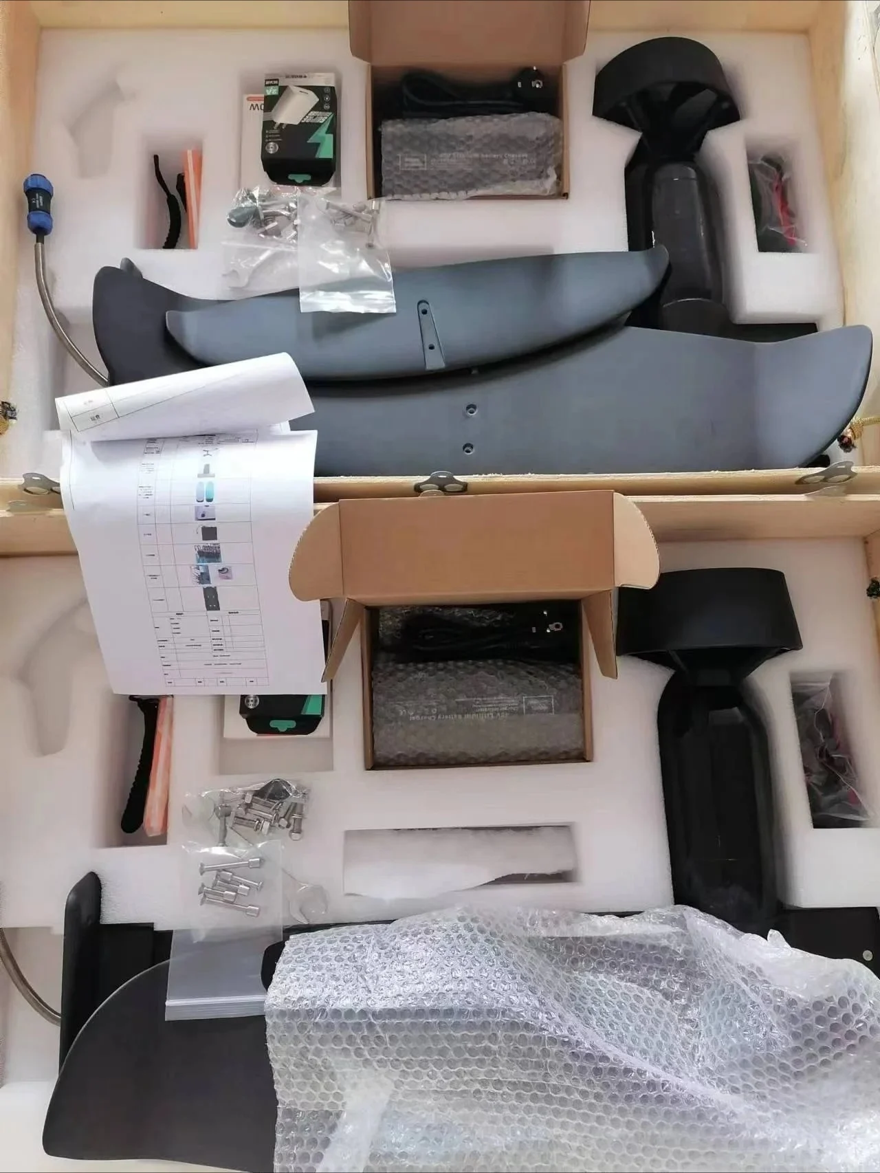2023 Install Handle  Hydrofoil Board Efoil Full Carbon Fiber Electric Foil Electric Surfboard