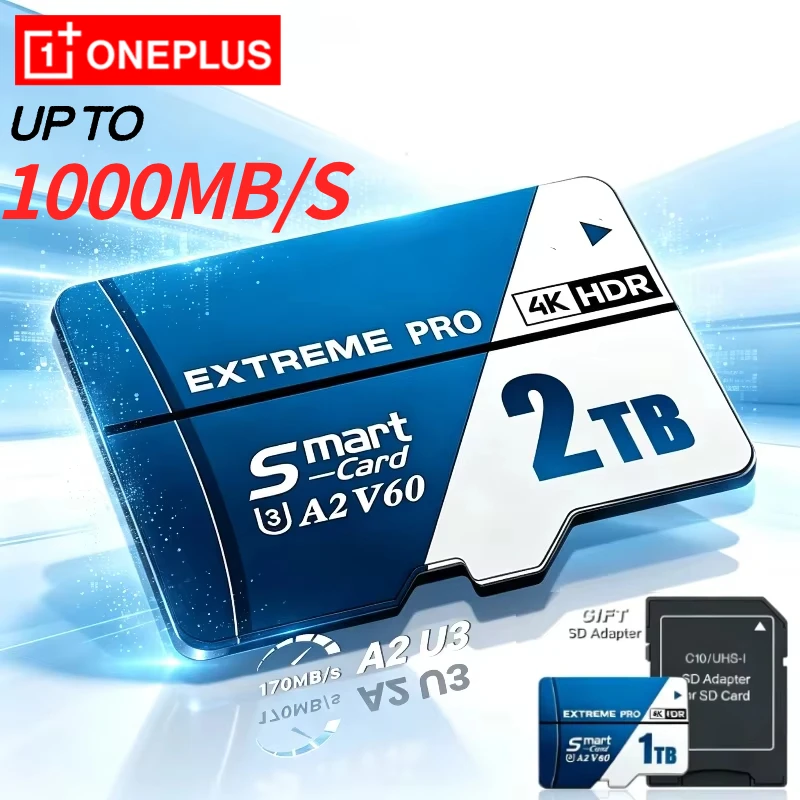 Oneplus High Speed Micro TF SD Card Memory Card 512GB 256GB Class 10 TF Flash for Drone iPhone Car Camera Cartao De Memoria