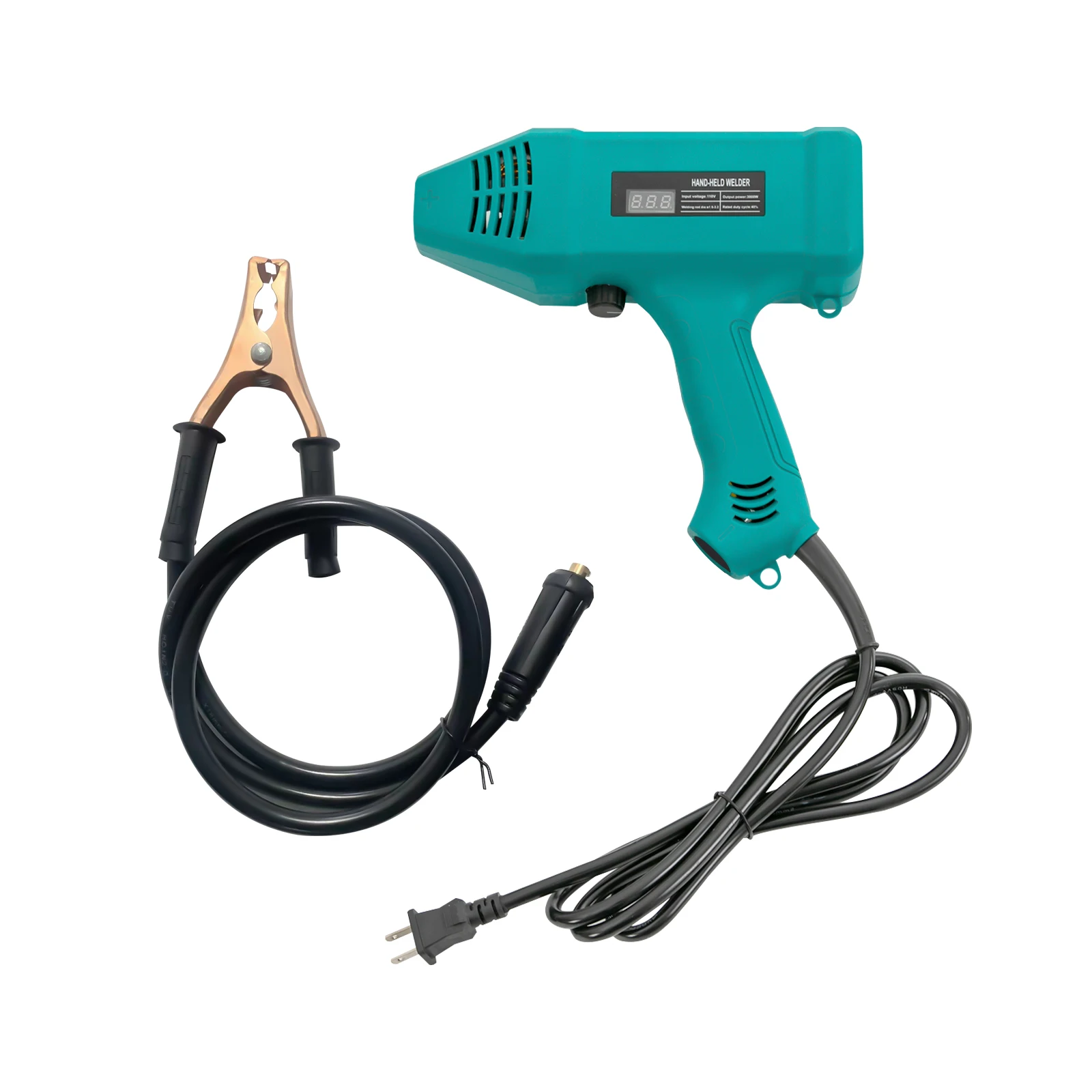 

Handheld Welding Machine 3000W Handheld Welder, 110V Blue Portable Digital Welder Gun, Portable Welding Machine