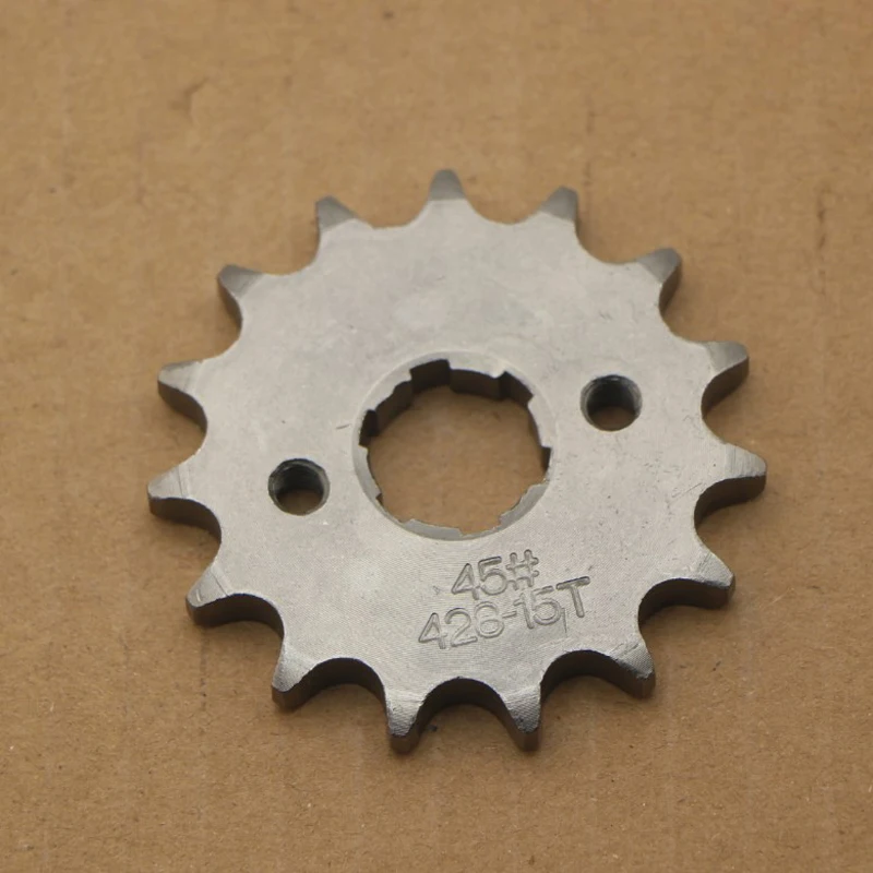 

Motorcycle Drive Gear for Honda Loncin Dayun Lifan Jialing Haojue C70 JH70 DY100 C100 WAVE110 420/428-14T Engine Front Sprocket