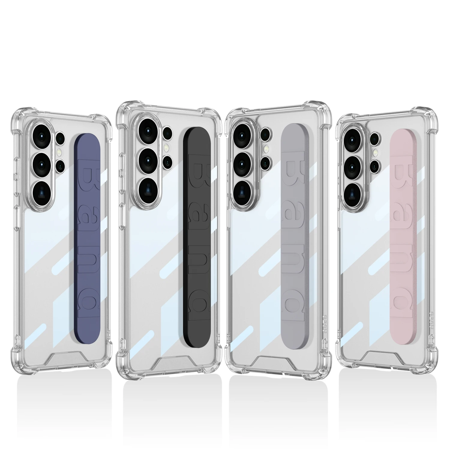 Przezroczyste, elastyczne etui na telefon z paskiem na nadgarstek do Samsung Galaxy S26 Ultra S26 Plus S26, odporne na wstrząsy etui z poduszką powietrzną do Samsung S26 Ultra — zdjęcie produktu 6