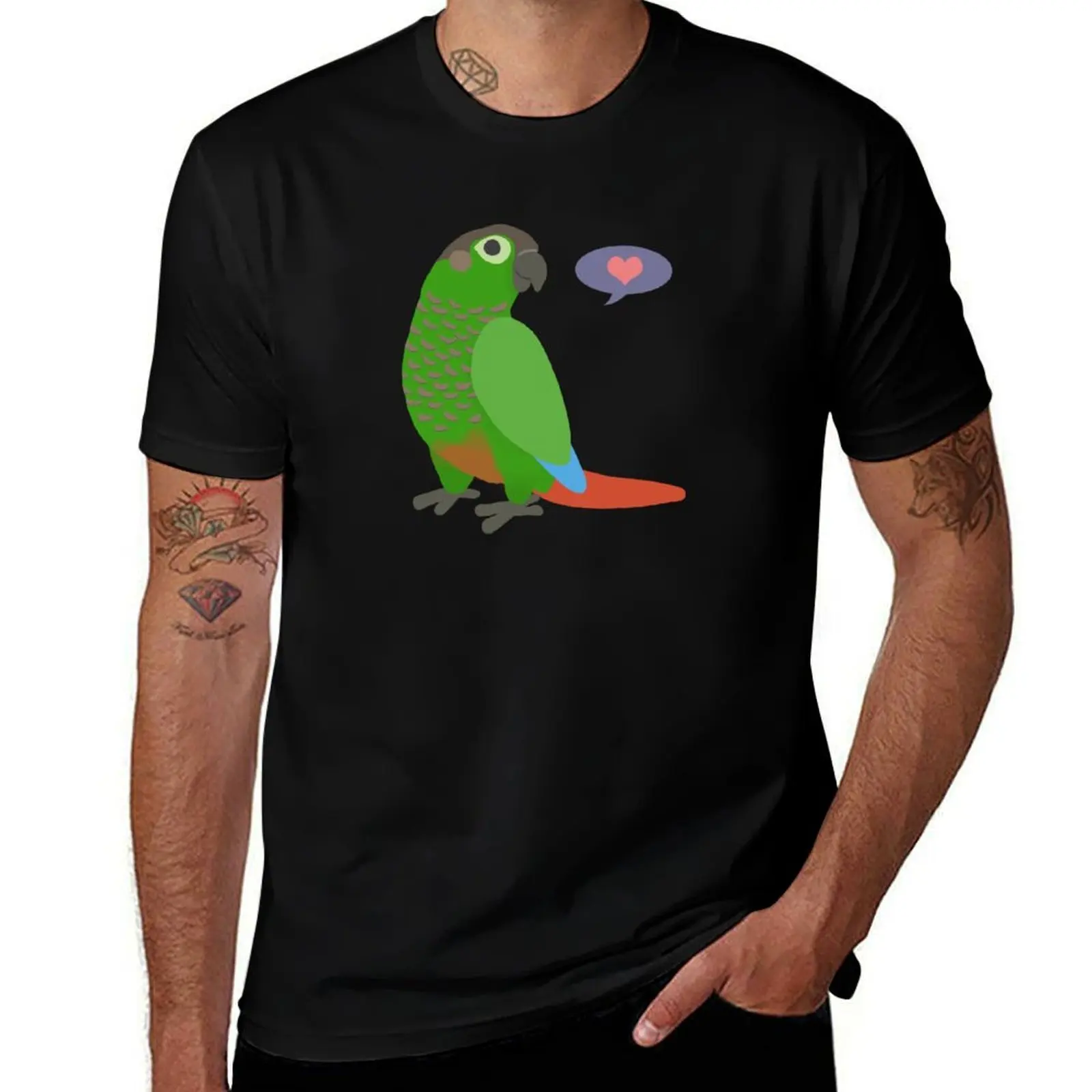 

Green cheek conure T-Shirt man t shirts for men t shirts designer t shirts for man slim fit T-Shirt