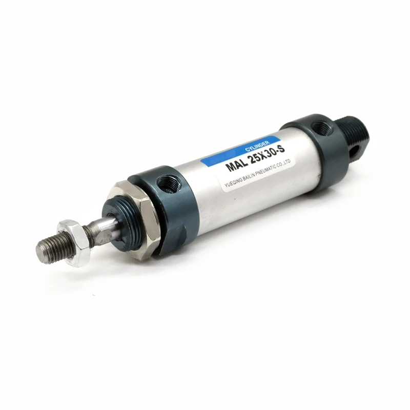 Aluminium Alloy Cylinder with Magnetic Ring MAL25X30-S Bore 25mm Stroke 30mm with magnetic pneumatic air cylinder