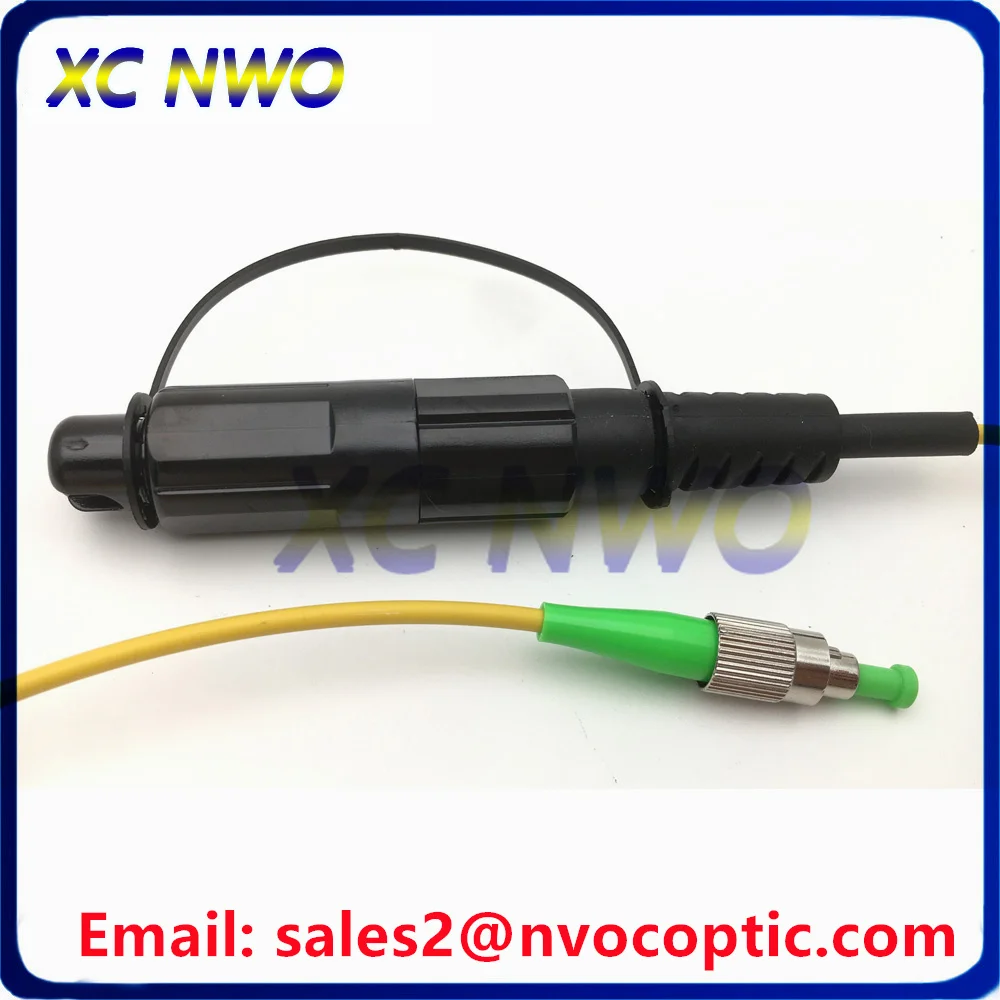 10Pcs IP67 Waterproof CORNING Male SC/APC to FC/APC 1M/2M/3M 3.0mm Yellow LSZH Armored Cable OptiTap Outdoor Fiber Optic Cable