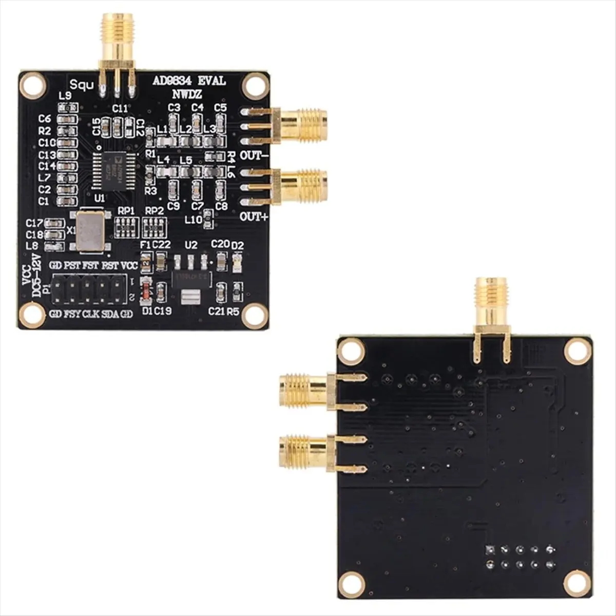 

AD9834 Плата модуля генератора DDS Синусоидальный/треугольный/генераторный модуль Модуль генератора источника DDS