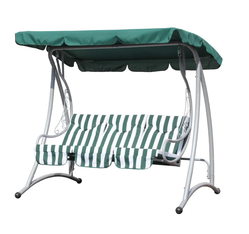 

Hot Seller Modern Outdoor Swing Rocking Chair with Waterproof Cushion Metal Frame for 2-3 People for Gym Park & School