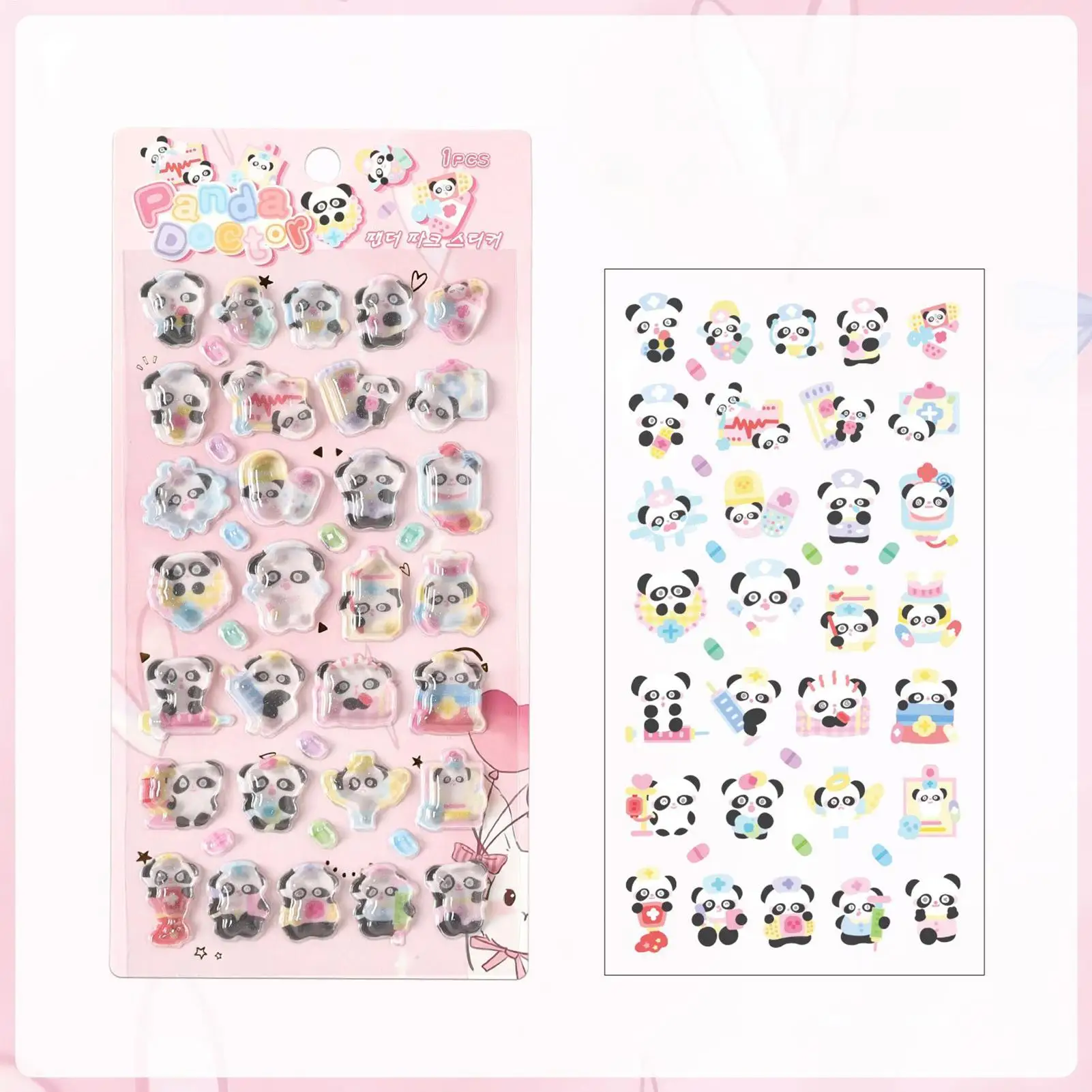 ملصقات ثلاثية الأبعاد لطيفة 4 أوراق ديكور PVC لاصق ملصقات ثلاثية الأبعاد لطيف للأطفال الأولاد طفل سجل القصاصات الفصول الدراسية المكافآت