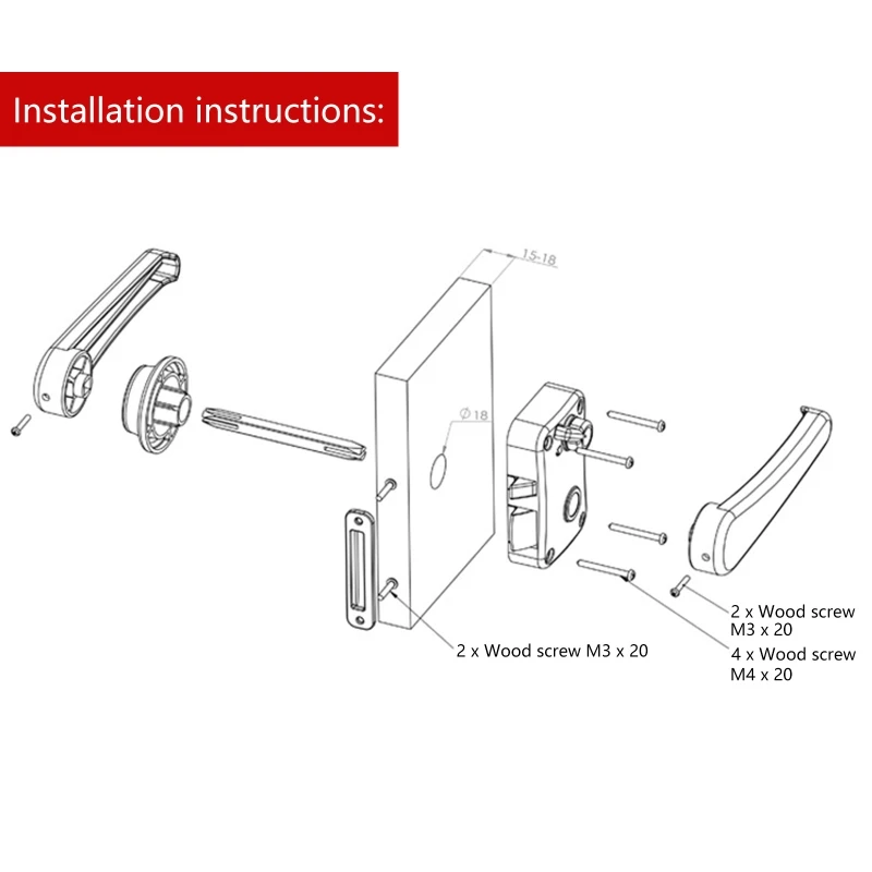 Safe Trailer RV Bathroom Toilet Door Lock Caravan Boat for Latch Handle Knob For Camper Cargo Furniture Hardware