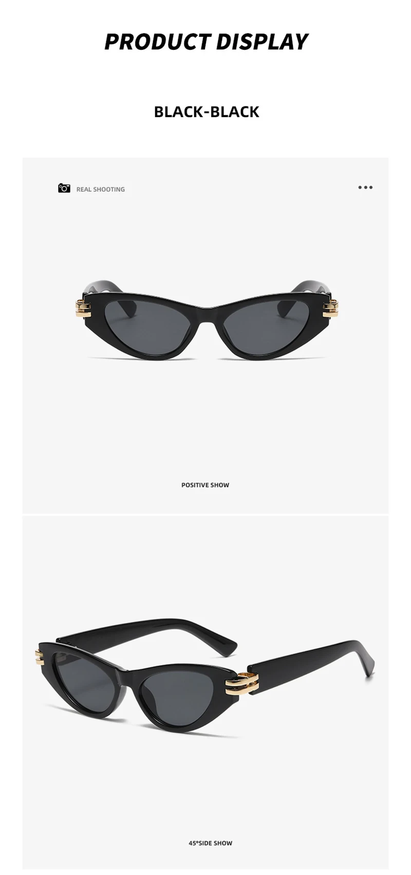 Hochwertige Cat Eye Damen-Sonnenbrille, klassische Damen-Sonnenbrille, modisch, Outdoor, Reisen, Fahren, UV400 – Detail 10