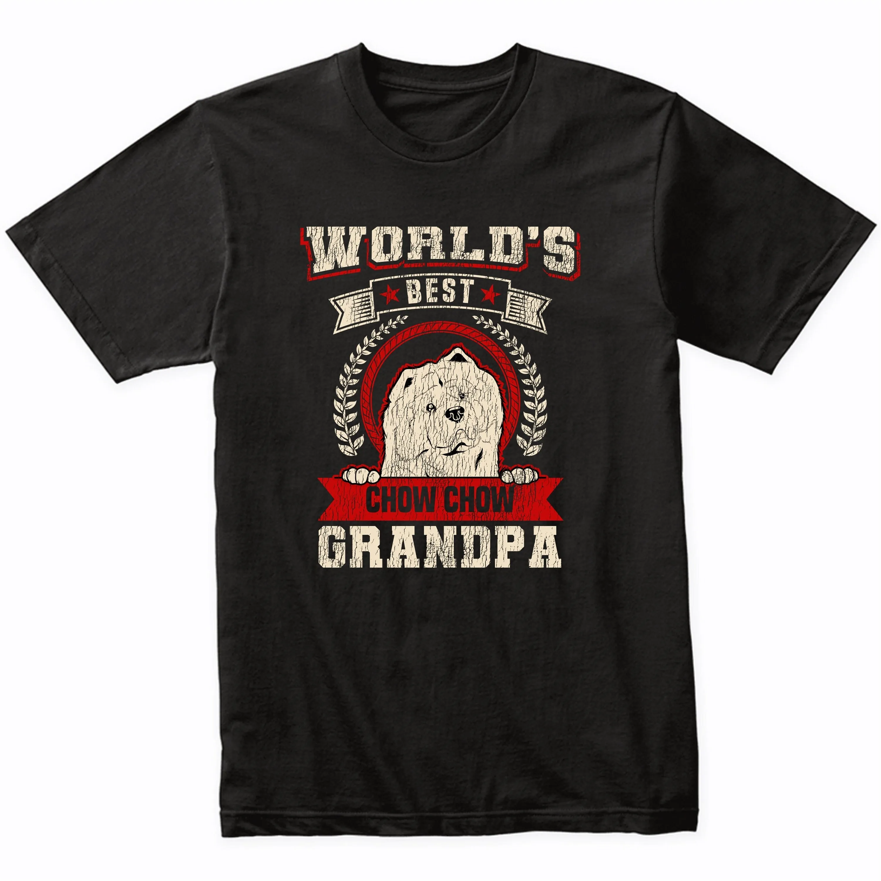 World's Best Chow Grandpa Dog Breed T Shirt