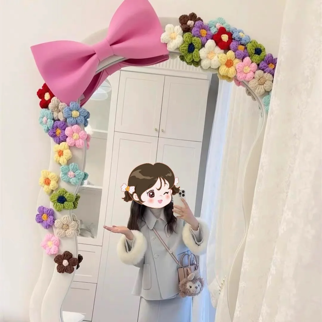 ديكور مرآة DIY، إطار مرآة لكامل الجسم، حافة مرآة أرضية، حزمة مواد تحويل يدوية إبداعية