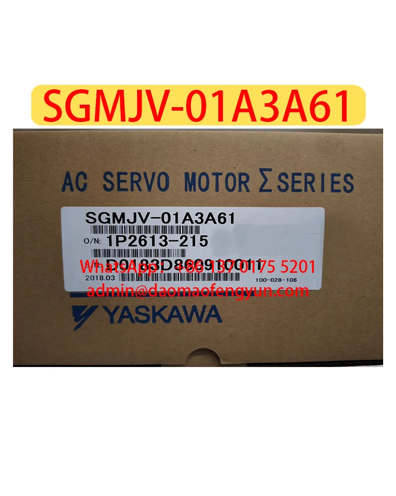 

SGMJV-01A3A61 Brand New Servo Motor SGMJV 01A3A61，Fast shipping
