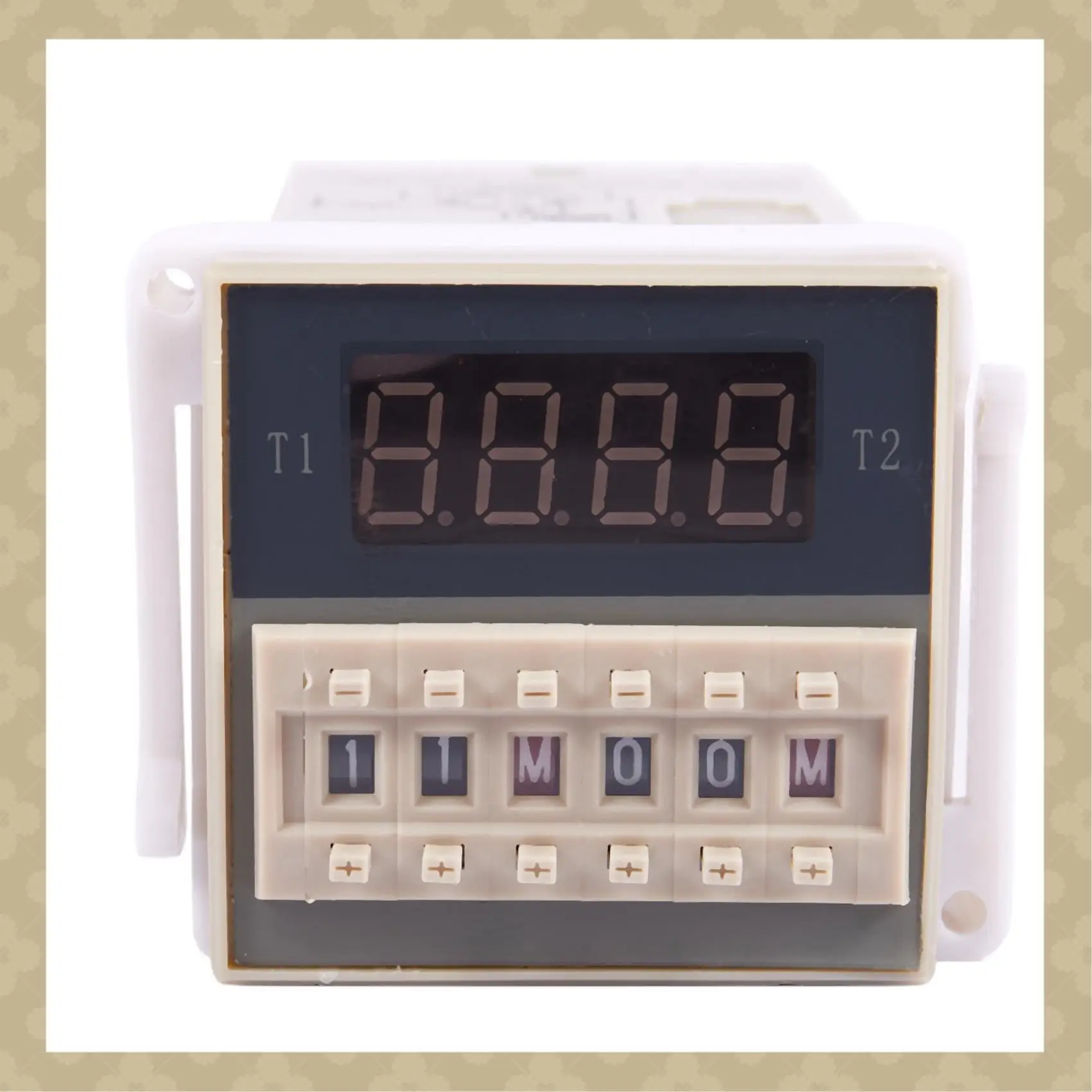 AB45 4X AC 220V 5A Programmable Double Delay Relay Device Tool DH48S-S