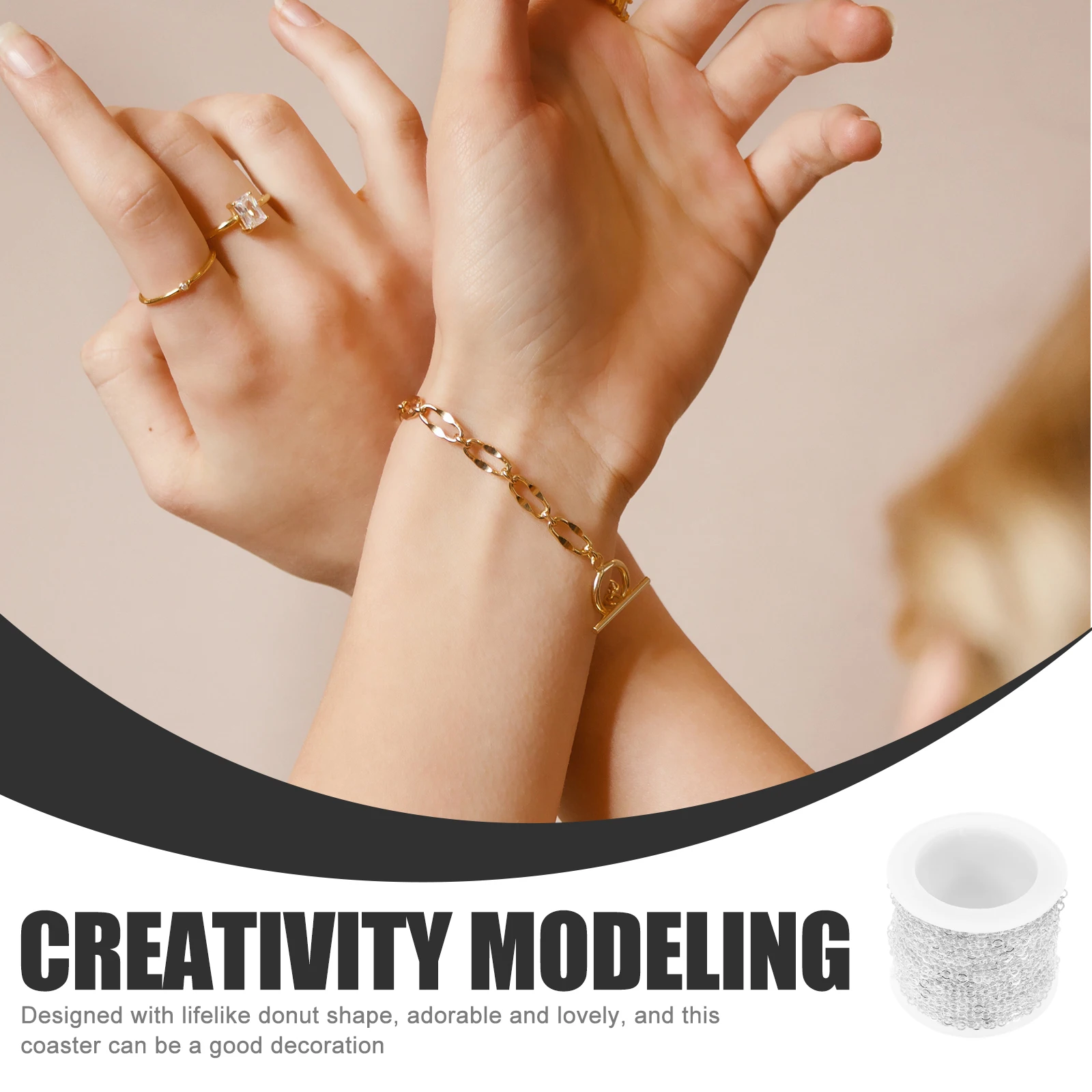 

Multi-Function Copper Cross Chain DIY Jewelry Making Bracelet Neck Pendant Stainless Steel Decorative Link for Crafts
