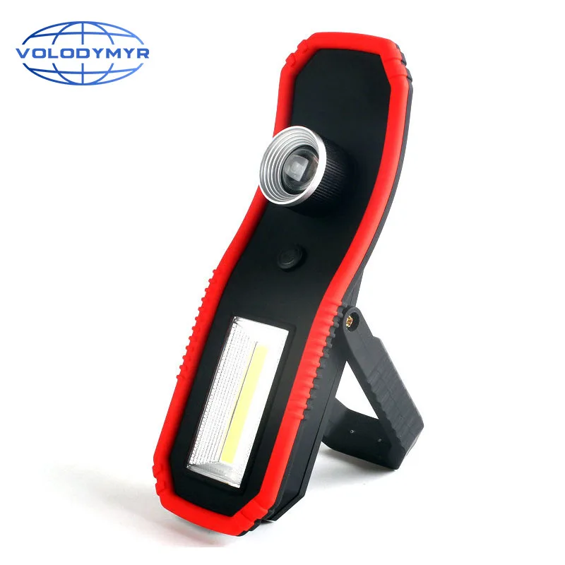 Led Work Light with Magnetic Base 360°Rotate 2 Lighting Modes COB Flashlight Inspection Lamp for Car Repair Home Using Emergency