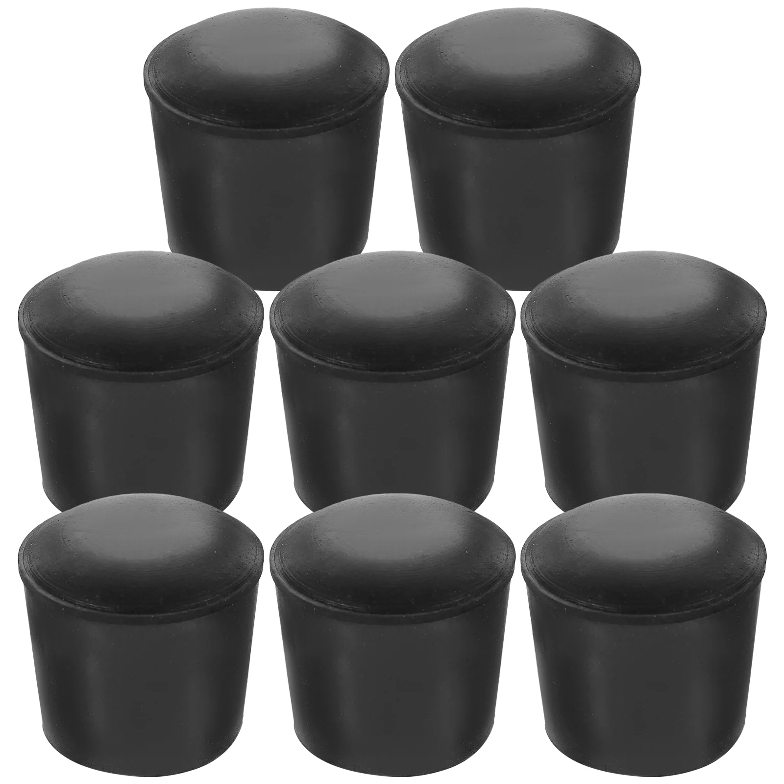 

8 Pcs Tripod Anti Slip Furniture Pads Kitchen Anti-scald Pegs Rubber Feet Round Adjustable Leg Protectors Essentials Caps