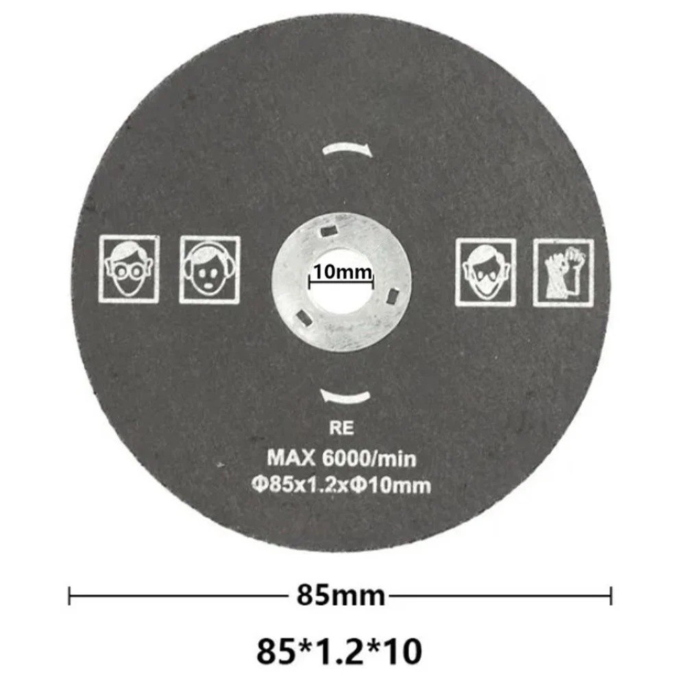 1PC 85mm disco da taglio mola circolare in resina lama per sega smerigliatrice angolare per disco da taglio in acciaio inossidabile