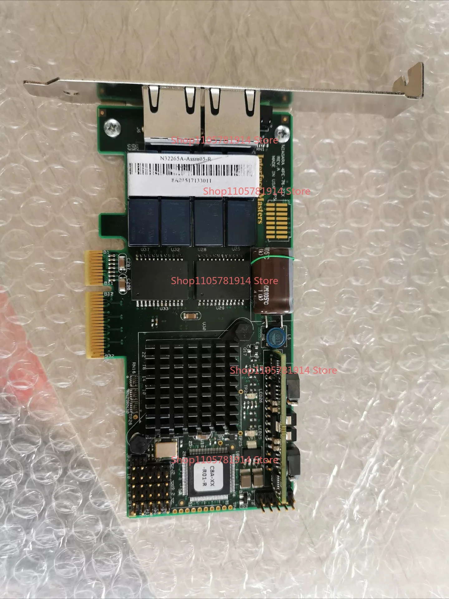 For Original Dual Port Gigabit Network Interface Card PCIE Interface N32265A-Assm05-R Server Network Interface Card