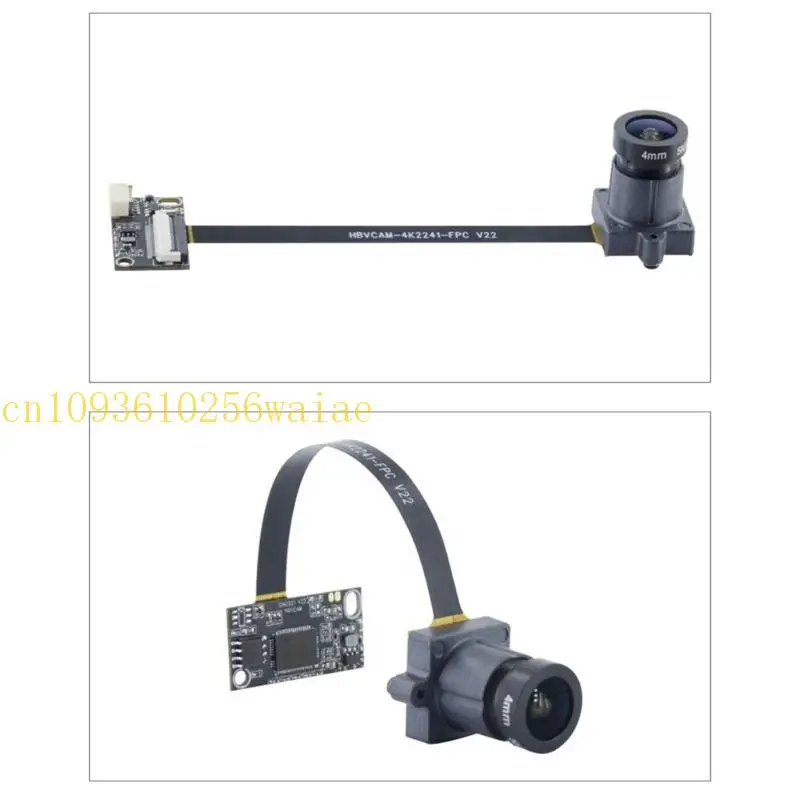 652F Mini 8MP USB2.0 Camera Module Versatile Use,3840x2160 MJPEG with 50cm 5P1.0MM USB Cable Wide Field of View 95°/ 125°