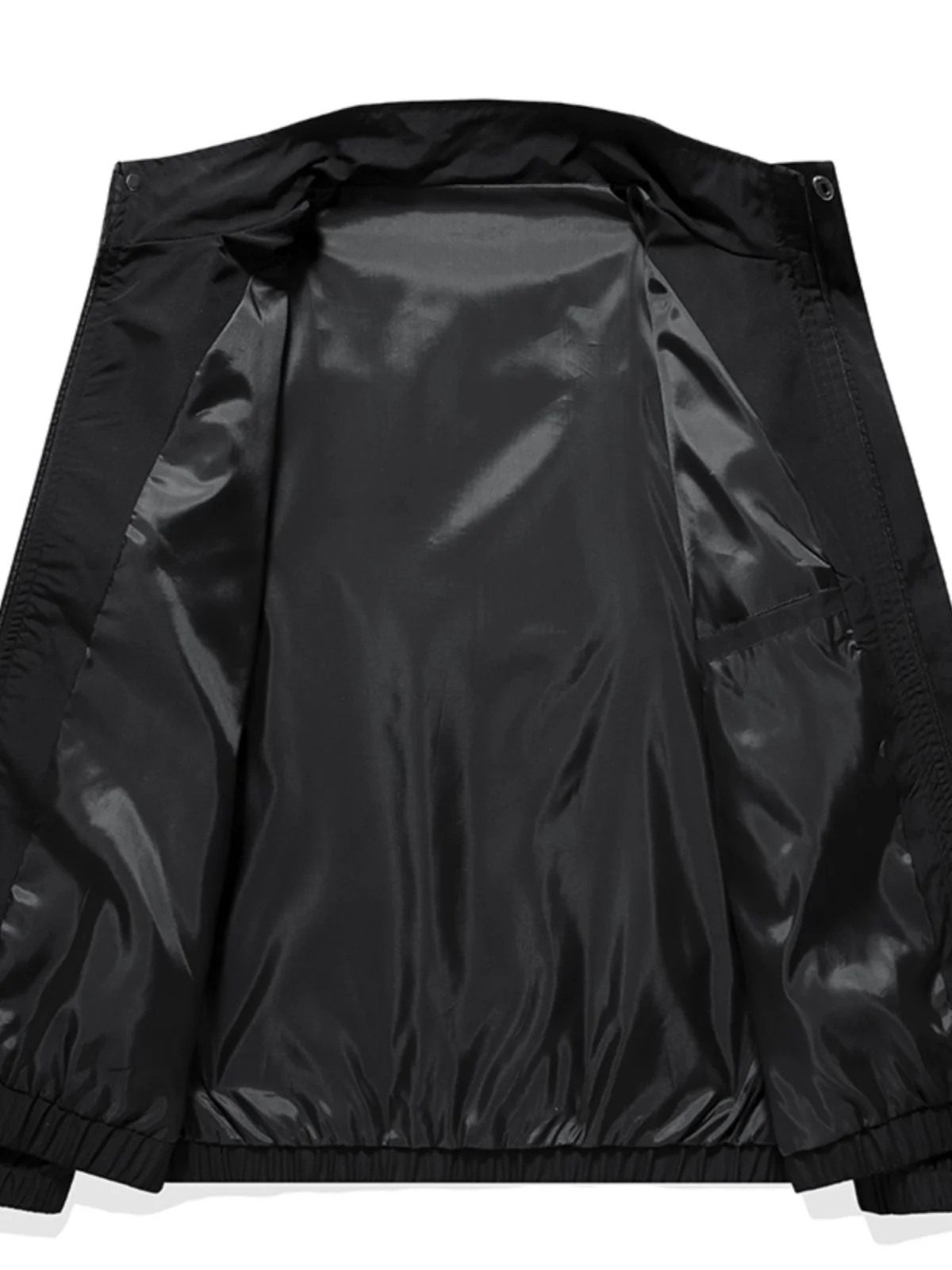 

Spring Autumn Thin Large Size Men's Casual Stand Collar Jaet Breathable Coat without Cap Fall Winter Faion Ci Sle Pol...