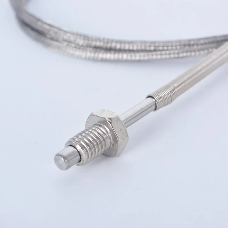 WRNT-02 Inch M6 Screw Type K Type E Type J Thermocouple PT100 Thermal Resistance Temperature Measurement Line