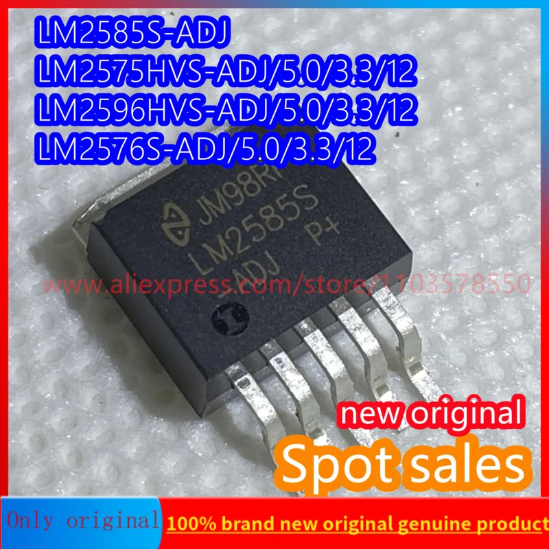 

10PCS LM2585S-ADJ New original switch regulator chip LM2575HVS-ADJ 5V 3.3V 12V LM2596HVS-ADJ 5.0 3.3 12 LM2576S-ADJ 5V 3.3V 12V
