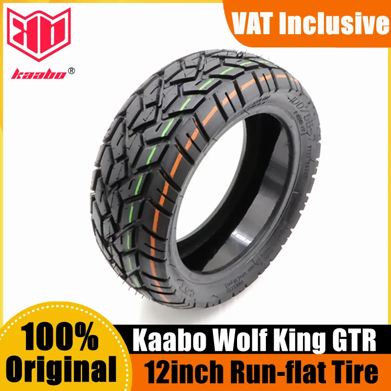 Original 100-55-7 Vacuum Run Stability Tires For Kaabo Wolf King GTR E-Scooter 12inch Run-flat Tire Improved Puncture-proof Tyre