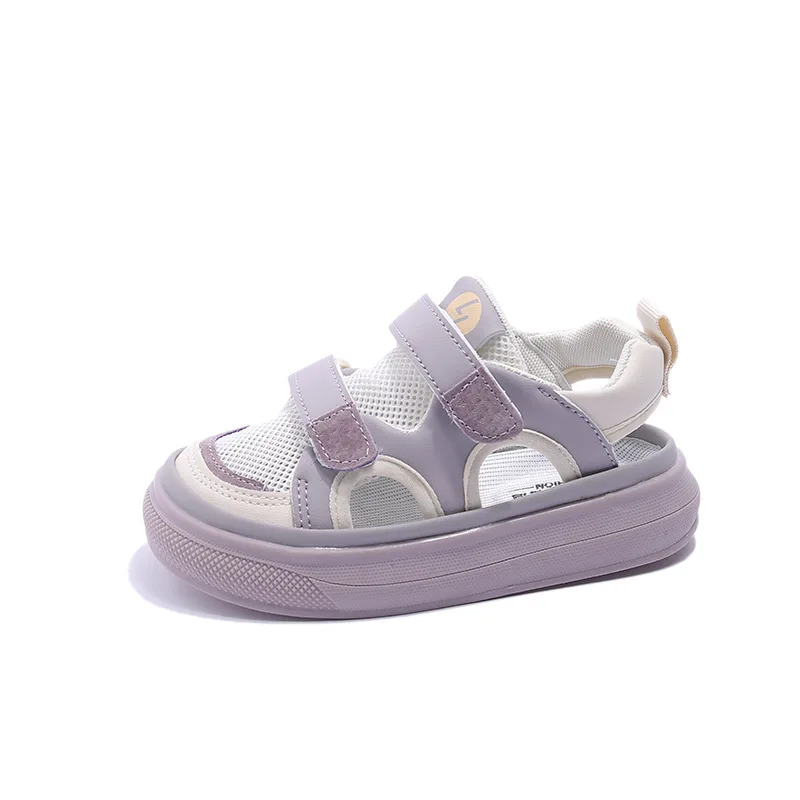 

Children Sandals Girls Breathable Hollow Mesh Casual Shoes Boys Non-slip Wearable Comfortable Sport Sandals Size 23-36