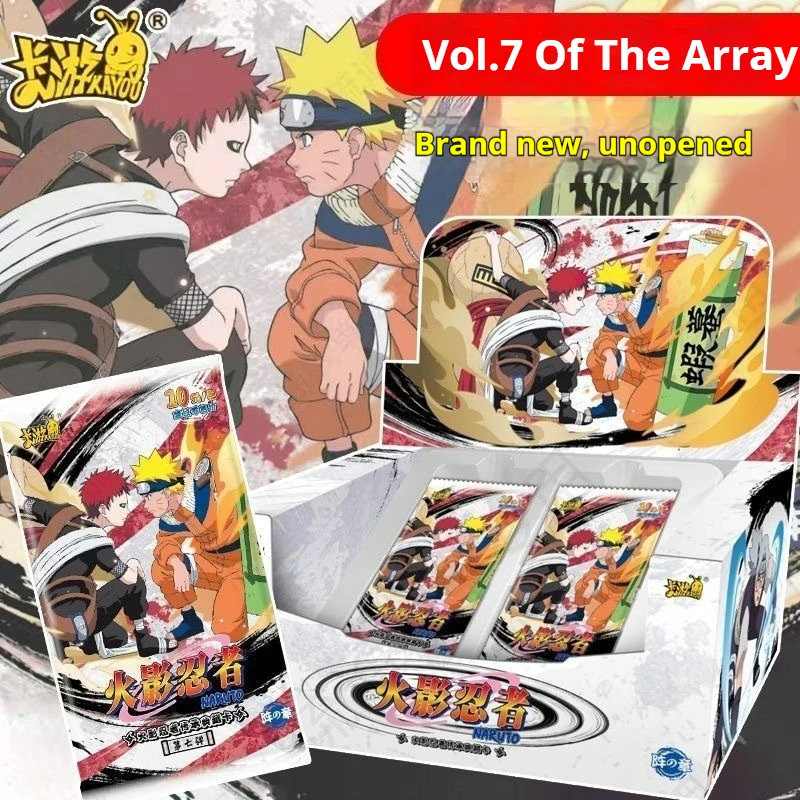

Новая подлинная карта KAYOU Naruto, глава 7 массива, анимационная колода персонажей Se Sp Ar Bp Gaara Sasuke, игрушка в подарок
