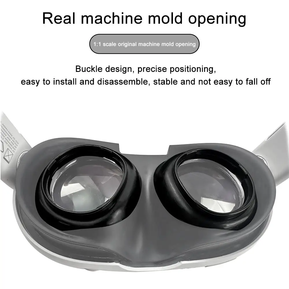 Lens Frame capa protetora para Meta Quest 3, controlador Headset Mirror, óculos, 2pcs