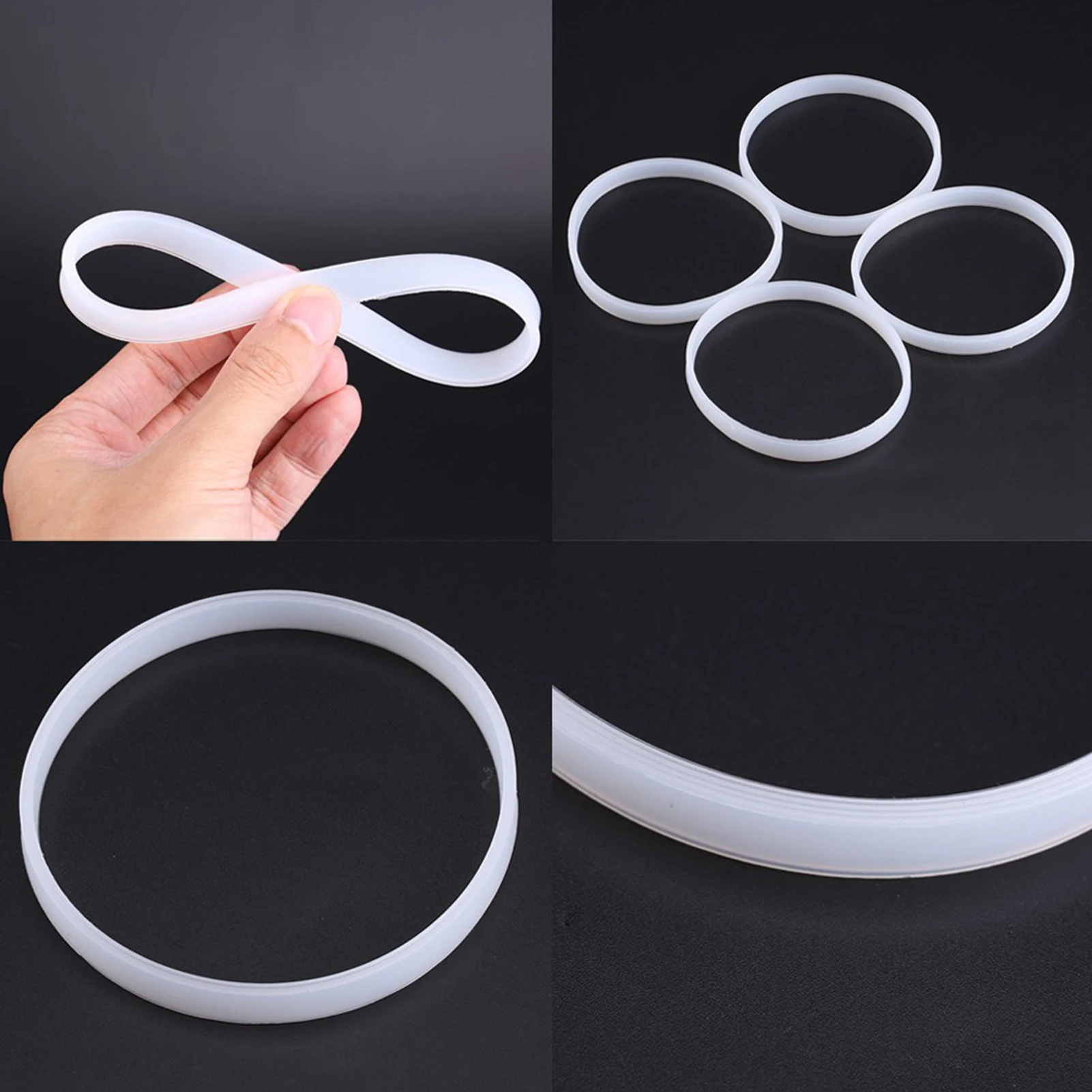 10cm White Rubber Sealing O Ring Gasket for Ninja Juicer Blender Replacement Seals