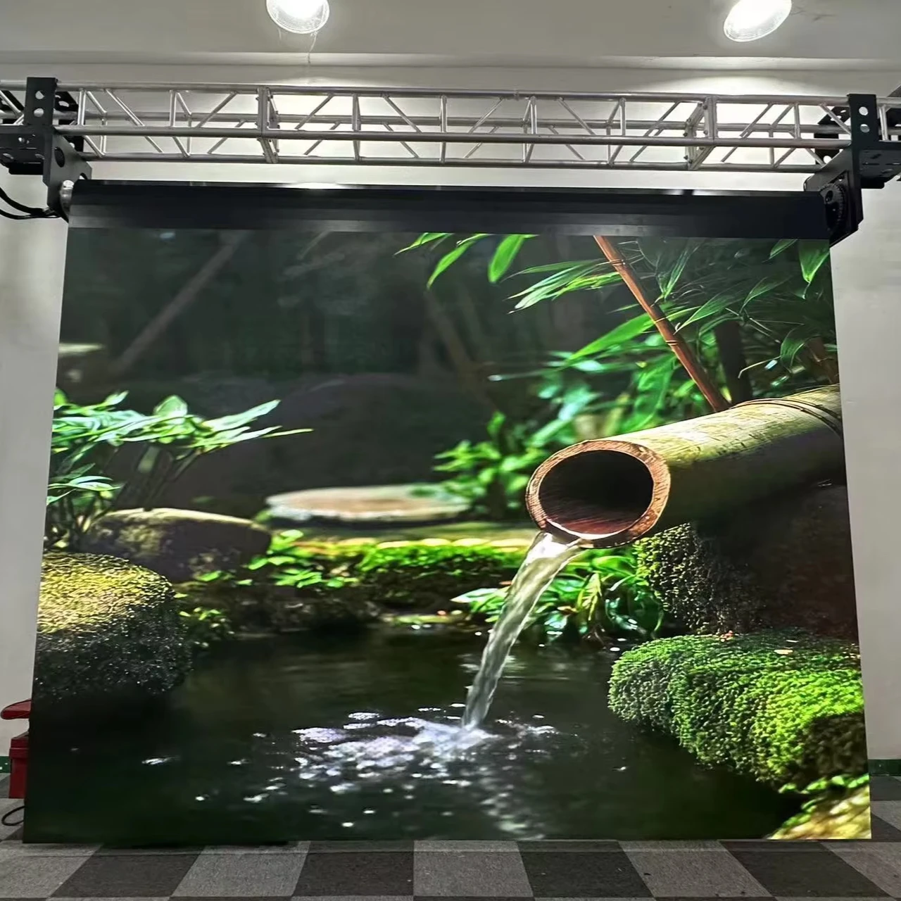 Roll Up Flexible LED Screen Ultra Light Soft LED Panel Indoor Rental LED Display Screen