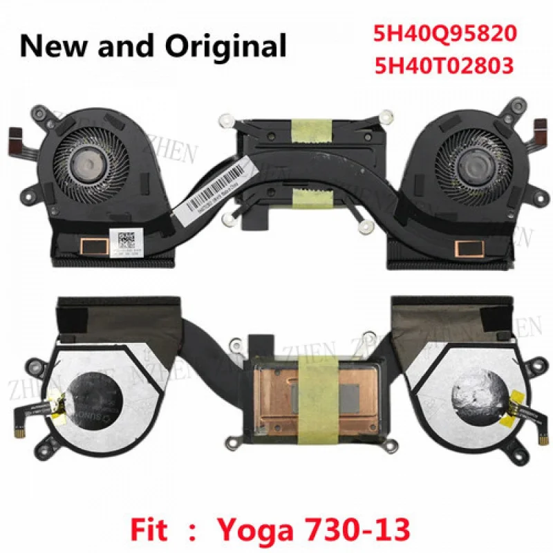 

Y Вентилятор охлаждения процессора, радиатор для Lenovo Yoga 730-13IWL 730-13IKB 5H40T02803