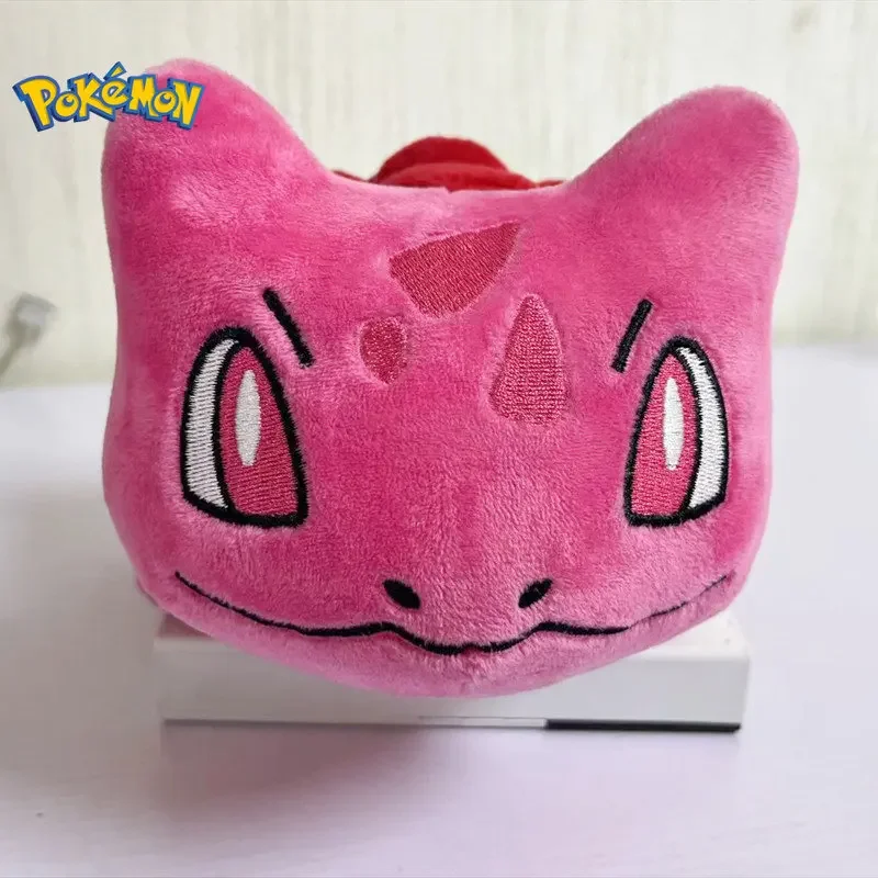 ألعاب pokébulbasaur القطيفة للفتيات ، وسادة أنيمي كاواي ، زهرة وردية ، محشوة ، دمية عيد ميلاد ، كرتون ، 20 *