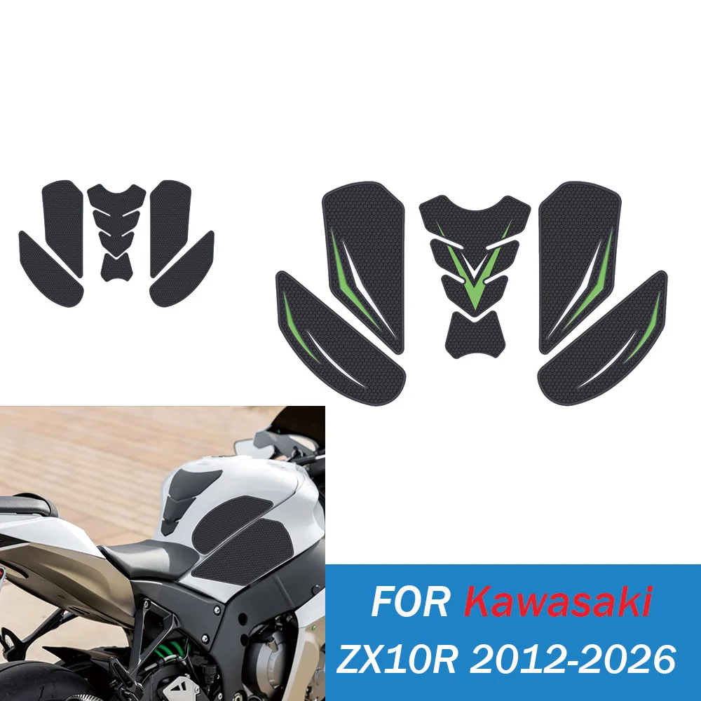 

For ZX10R Fuel Tank Pads For Kawasaki ZX10R 2012-2026 Gas Tank Cover Protector Sticker Scratch Resistant Stickers Accessories
