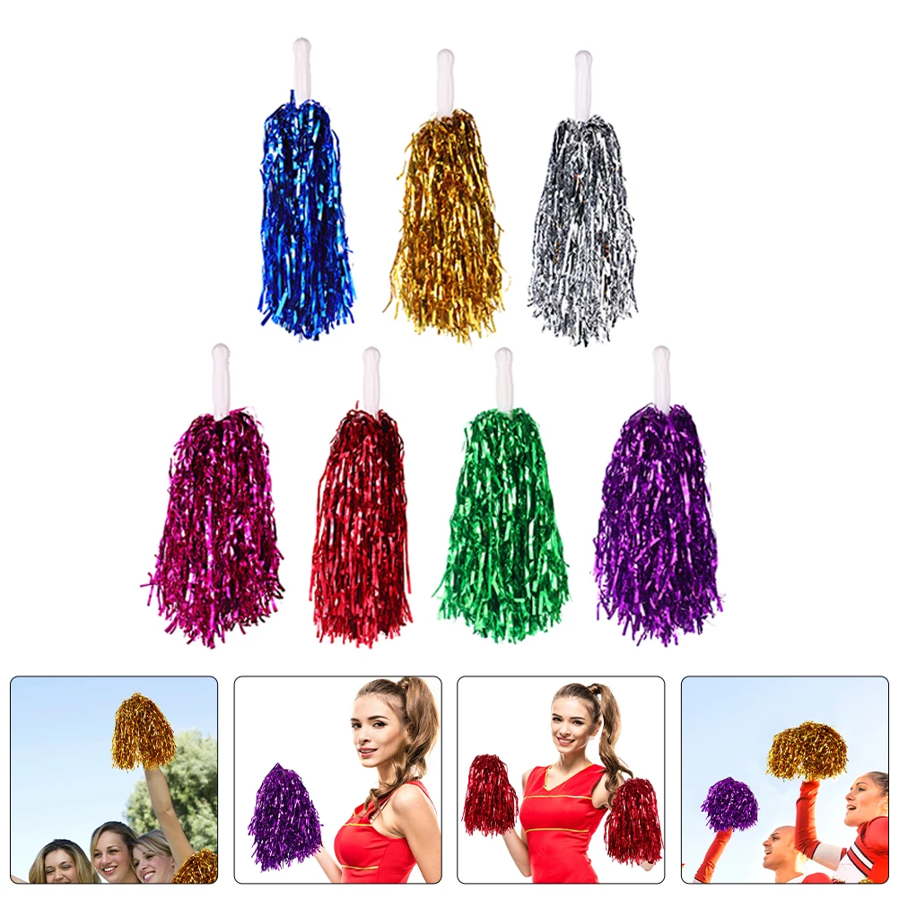 

28pcs Cheerleading Bulk Vibrant Colors Plastic Handheld Accessories For School Sports Dance Team Performance Party Decoration