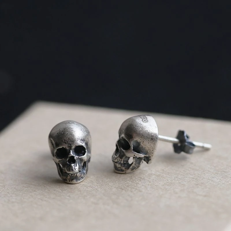 ​-gothic-antique-s925-silver-skull-ear-cuff-dark-vintage-cutout-earring-for-men-edgy-skeleton-cartilage-jewelry