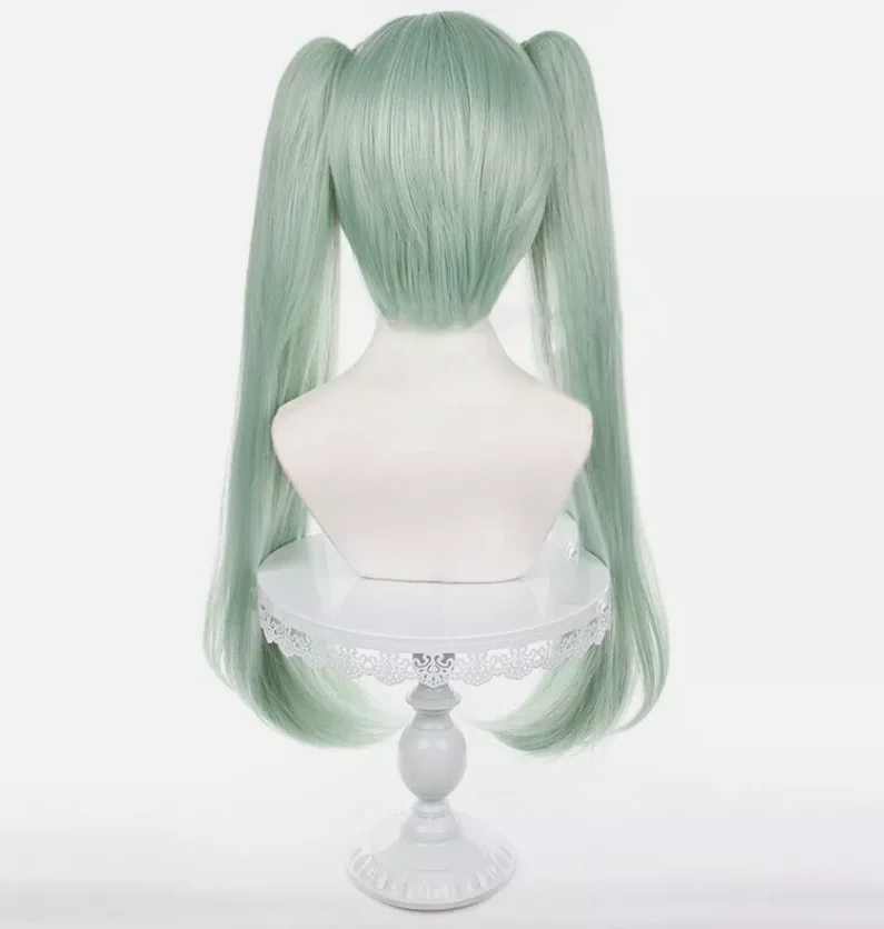 Zenless Zone Zero Corin Wickes Green Cosplay Wigs 75cm Long Green Ponytail Hair